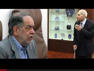 عیادت مشاور روحانی از وزیر نفت دولت بازرگان