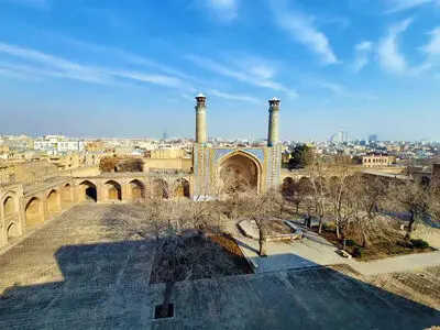 بازگشایی مسجد جامع عتیق قزوین برای بازدید گردشگران