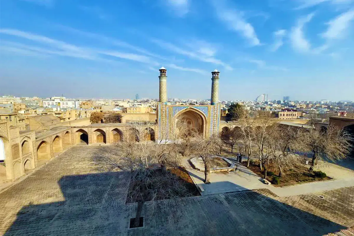 بازگشایی مسجد جامع عتیق قزوین برای بازدید گردشگران