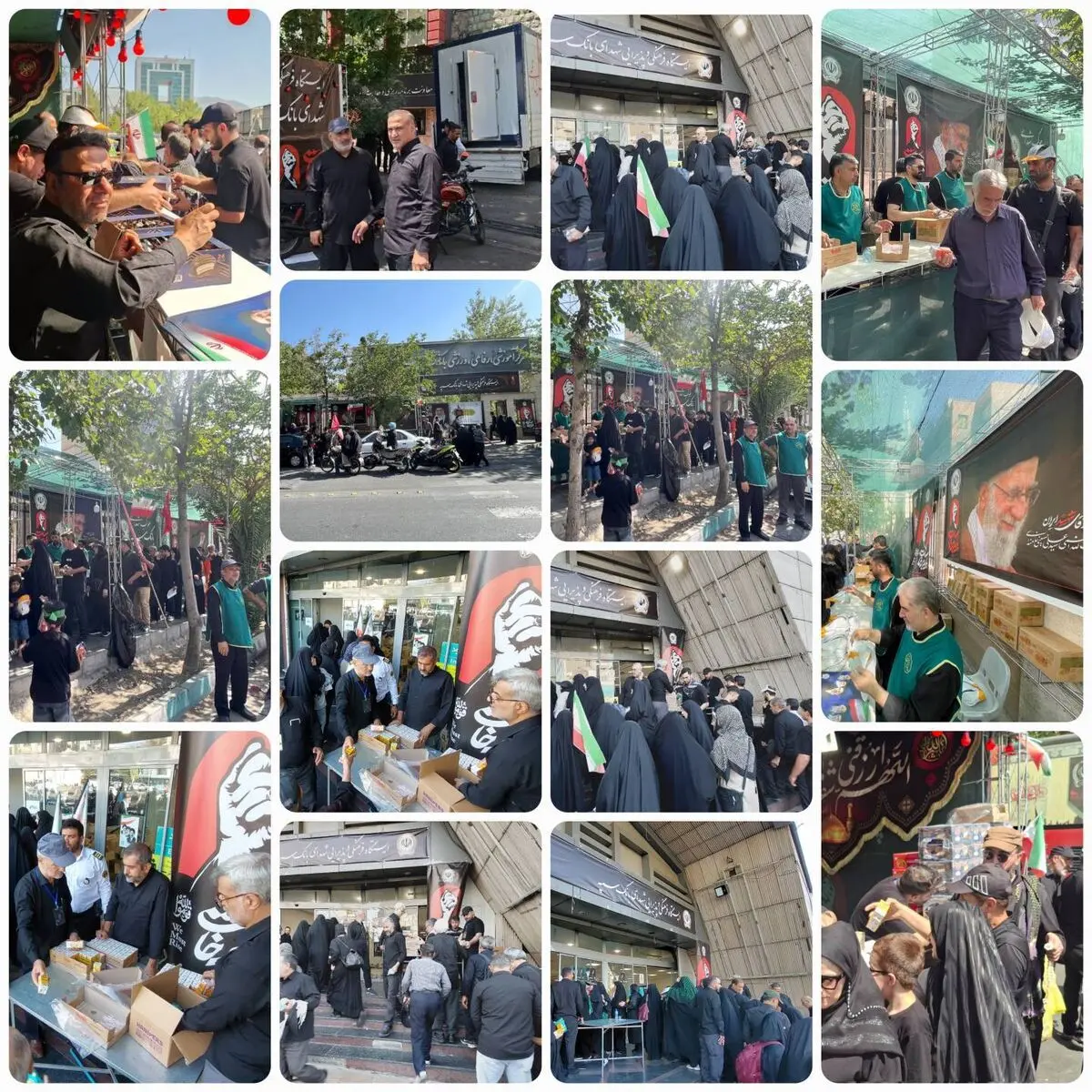 افزایش موکب های بانک سپه در مراسم تشییع پیکر مطهر رهبر شهید امت به ۱۴ موکب