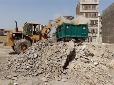 راه اندازی نخستین سایت تخلیه نخاله‌های ساختمانی در شهر کرمانشاه