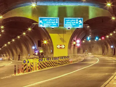 هر دو باند تونل نیایش و تونل امیرکبیر امشب مسدود است