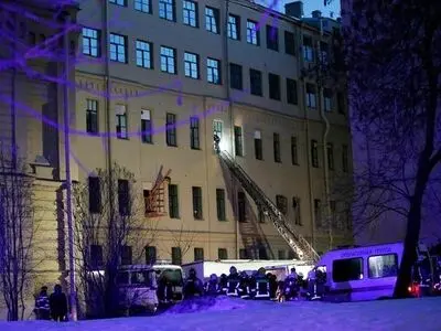 فروریختن چند طبقه از ساختمان دانشگاهی در سن‌پترزبورگ
