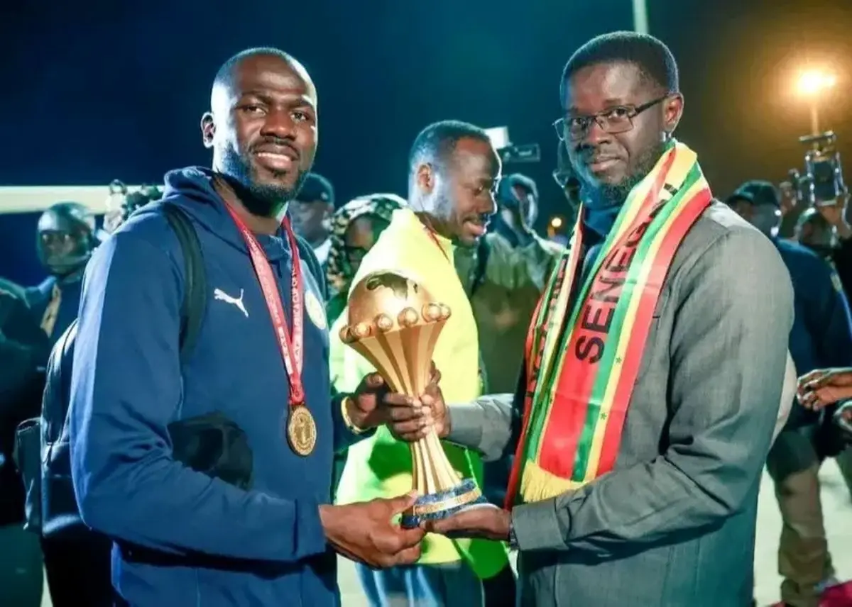 ‎قهرمانان آفریقا با استقبال رئیس جمهور به خانه بازگشتند