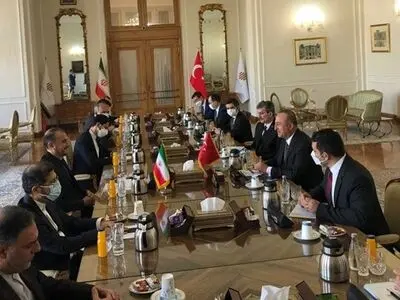 وزیران خارجه ترکیه و ایران دیدار کردند