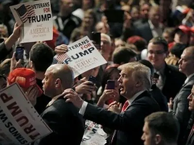 Protests rage outside Trump rally in Orange County: roads blocked