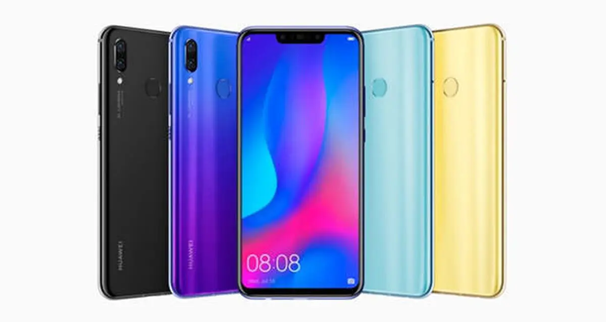 رونمایی هوآوی از گوشی‌های nova 3 و nova 3i