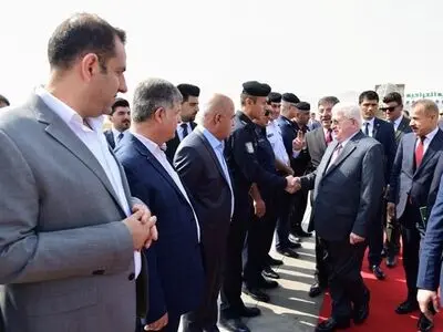 سفر فواد معصوم به سلیمانیه برای دیدار با بارزانی + تصویر