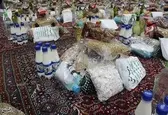 توزیع بسته‌های معیشتی ارتش در مناطق و روستاهای کم‌برخوردار هرمزگان انجام شد