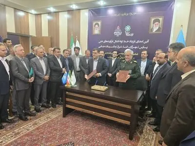قرارداد طرح احداث خط لوله پارس با سرمایه‌گذاری ۱۵۰ میلیون یورویی در شیراز امضا شد