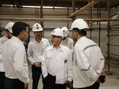 بازدید دکتر دولتی زاده از روند پیشرفت پروژه آفسایت پارک استایرن