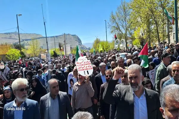 حضور پر شور مردم لرستان در راهپیمایی روز جهانی قدس