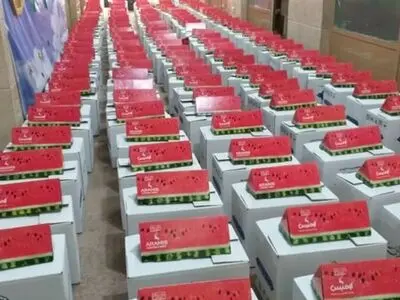 توزیع بیش از 2هزار و 700بسته یلدای مهدوی در غرب شیراز