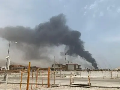 آتش سوزی در انبار ضایعات پتروپالایش کنگان