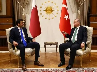 شیخ تمیم با اردوغان در آنکارا دیدار کرد