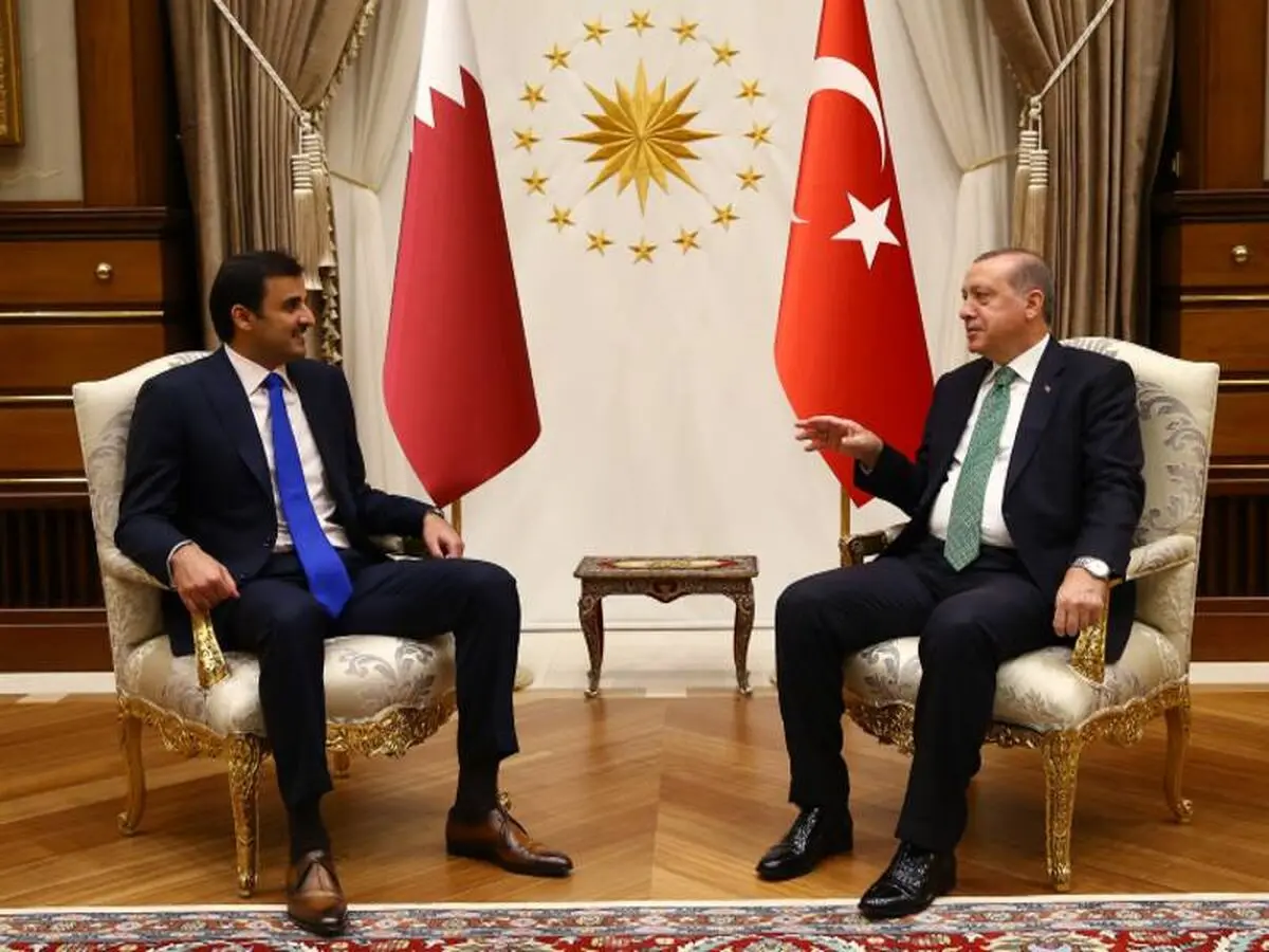 شیخ تمیم با اردوغان در آنکارا دیدار کرد