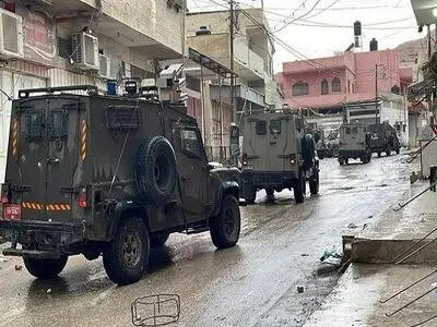 Israeli forces conduct large-scale arrest in West Bank