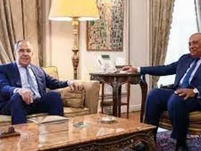 نشست مطبوعاتی لاوروف و همتای مصری