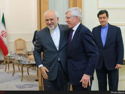 Former British FM Jack Straw Meets Javad Zarif