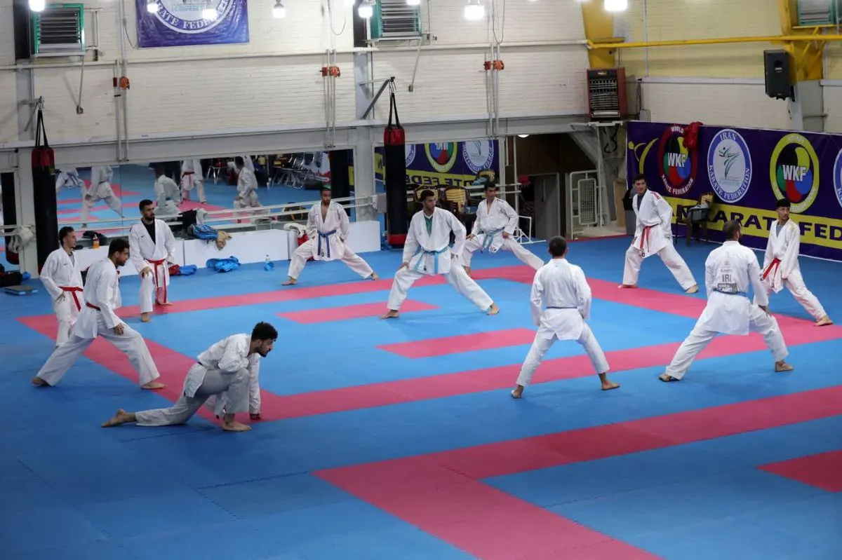 آغاز آخرین مرحله اردوی تیم ملی کاراته پیش از اعزام به قهرمانی جهان