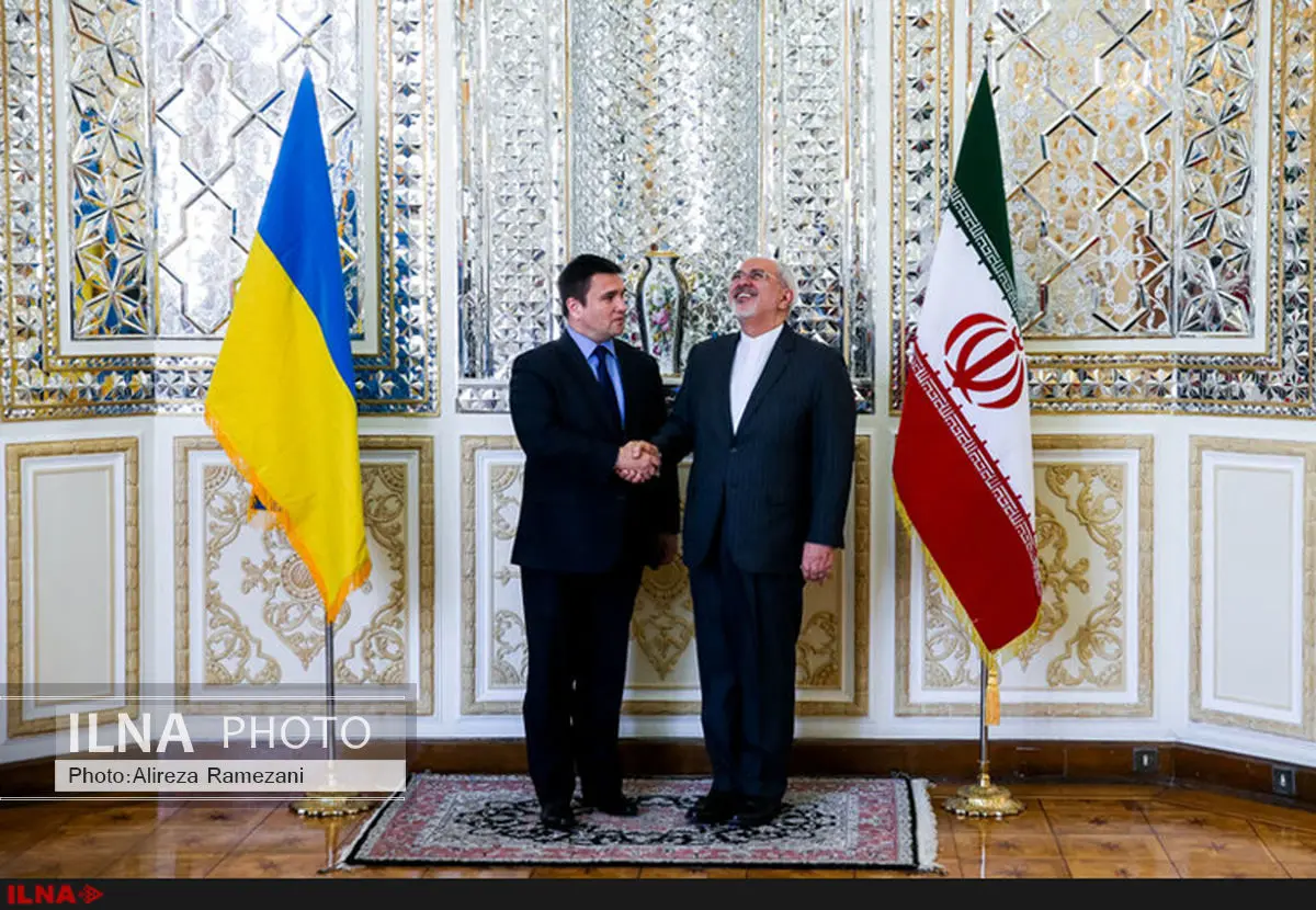 دیدار وزیر امور خارجه اوکراین با ظریف در تهران