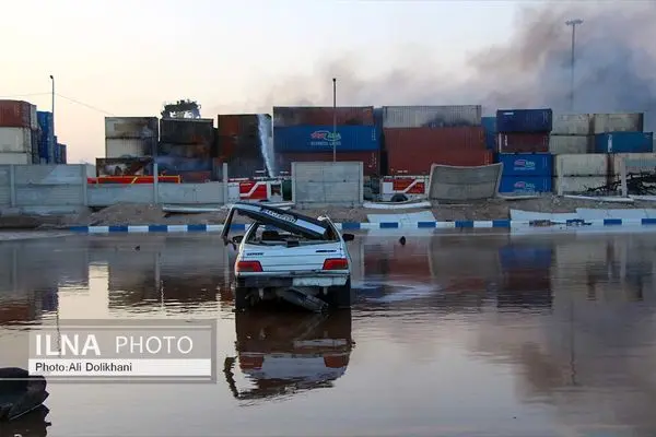 حادثه در بندر شهید رجایی بندرعباس