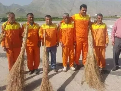 پرداخت مزد زیر حداقل به کارگران شهرداری باشت