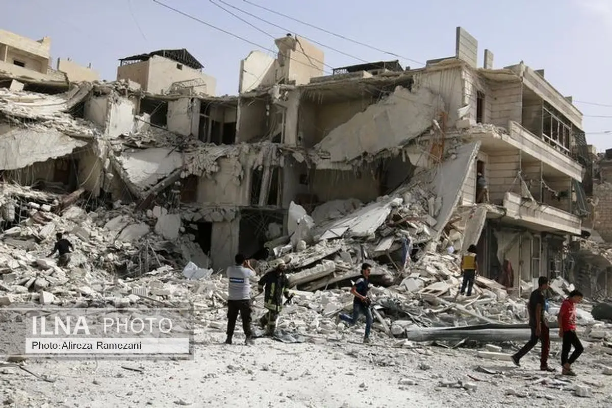حمله هوایی در منطقه تحت کنترل شورشیان در حلب