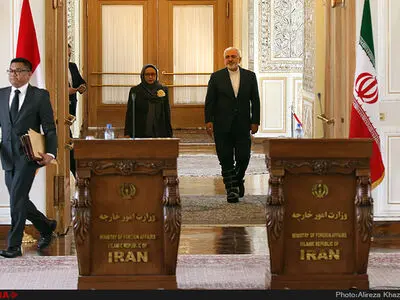 دیدار وزرای خارجه ایران و اندونزی