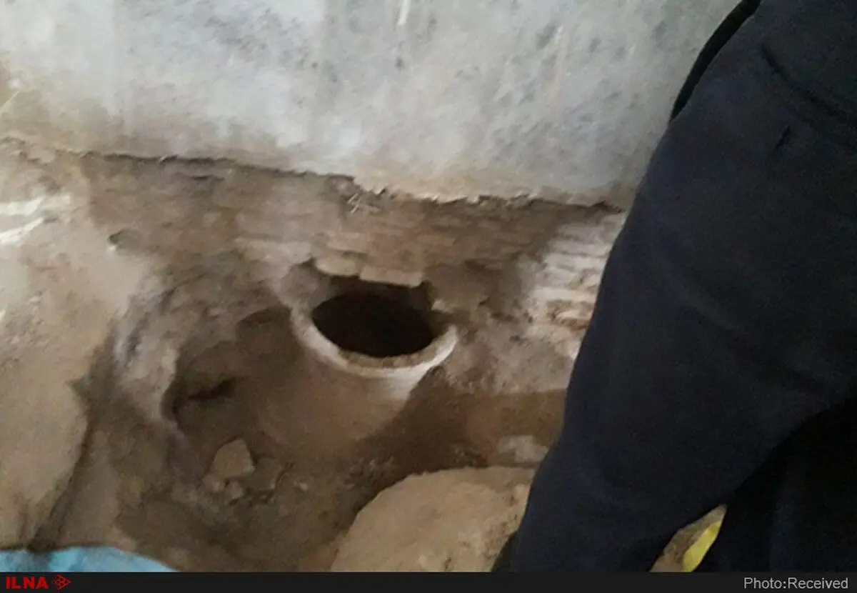 کشف خمره ساسانی در بازار تاریخی اصفهان