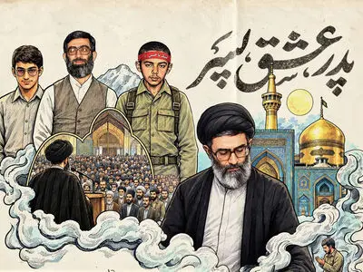 نامه رهبر شهید انقلاب به فرزندشان سید مصطفی