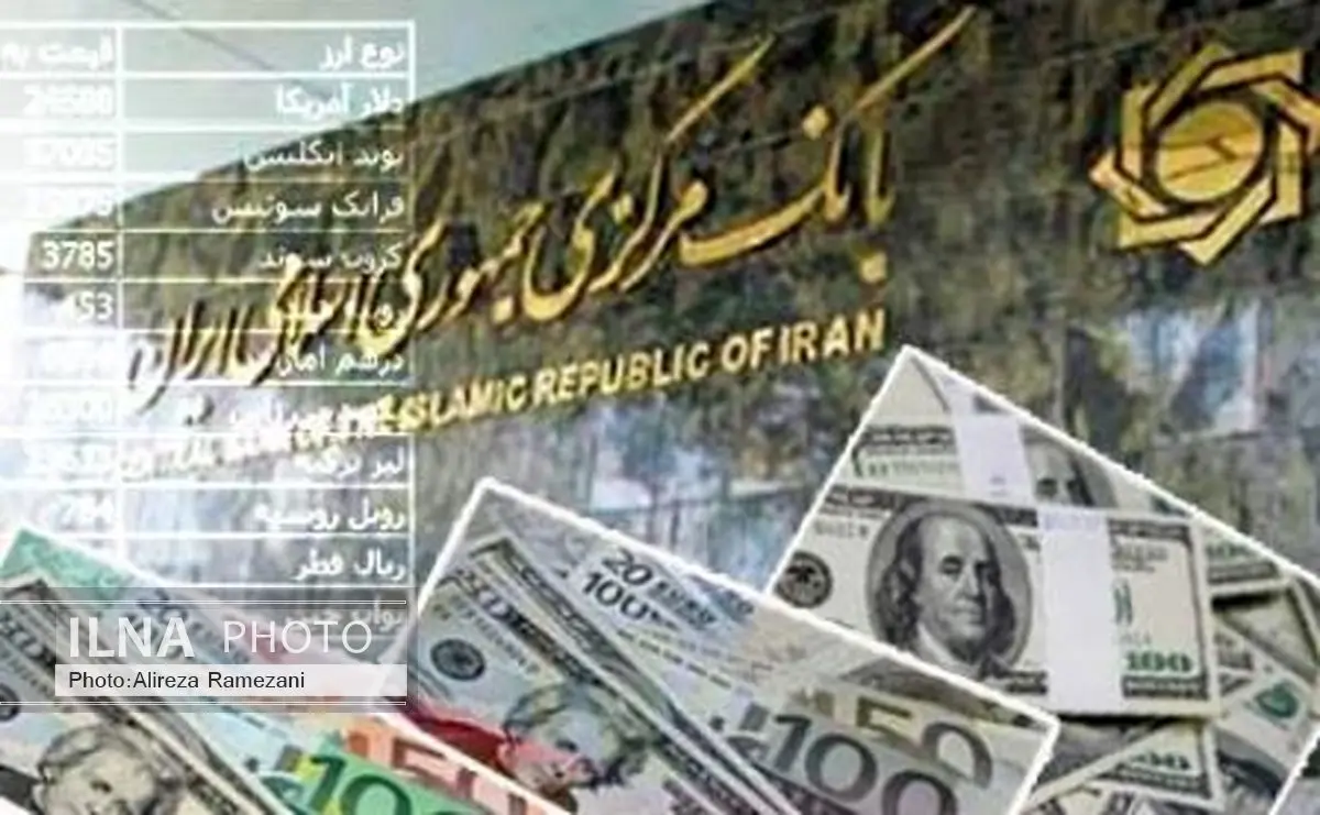 کاهش نرخ بانکی دلار به 30 هزار و 107 ریال
