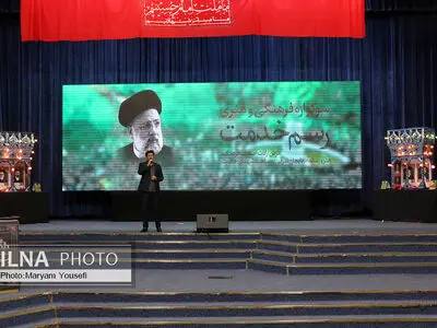 سوگواره فرهنگی و هنری «رسم خدمت» در تبریز برگزار شد