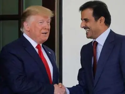 تماس تلفنی امیر قطر با ترامپ با محوریت تحولات منطقه