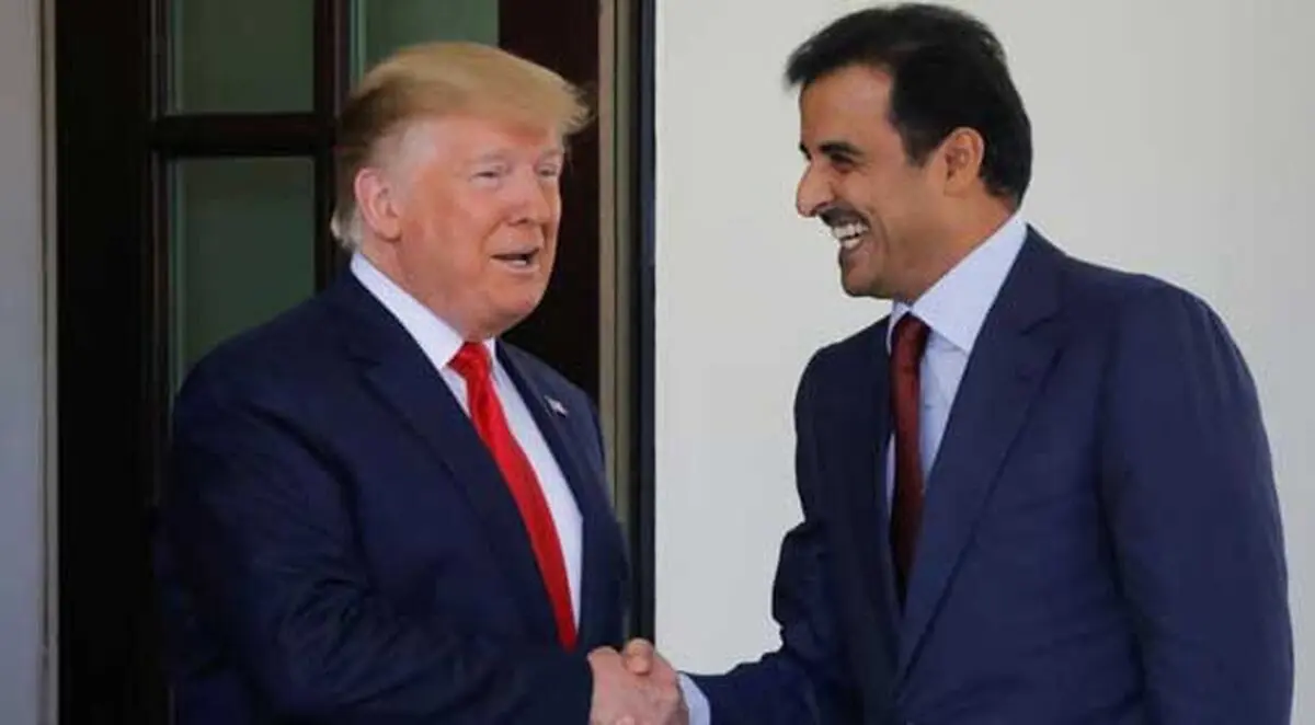 تماس تلفنی امیر قطر با ترامپ با محوریت تحولات منطقه