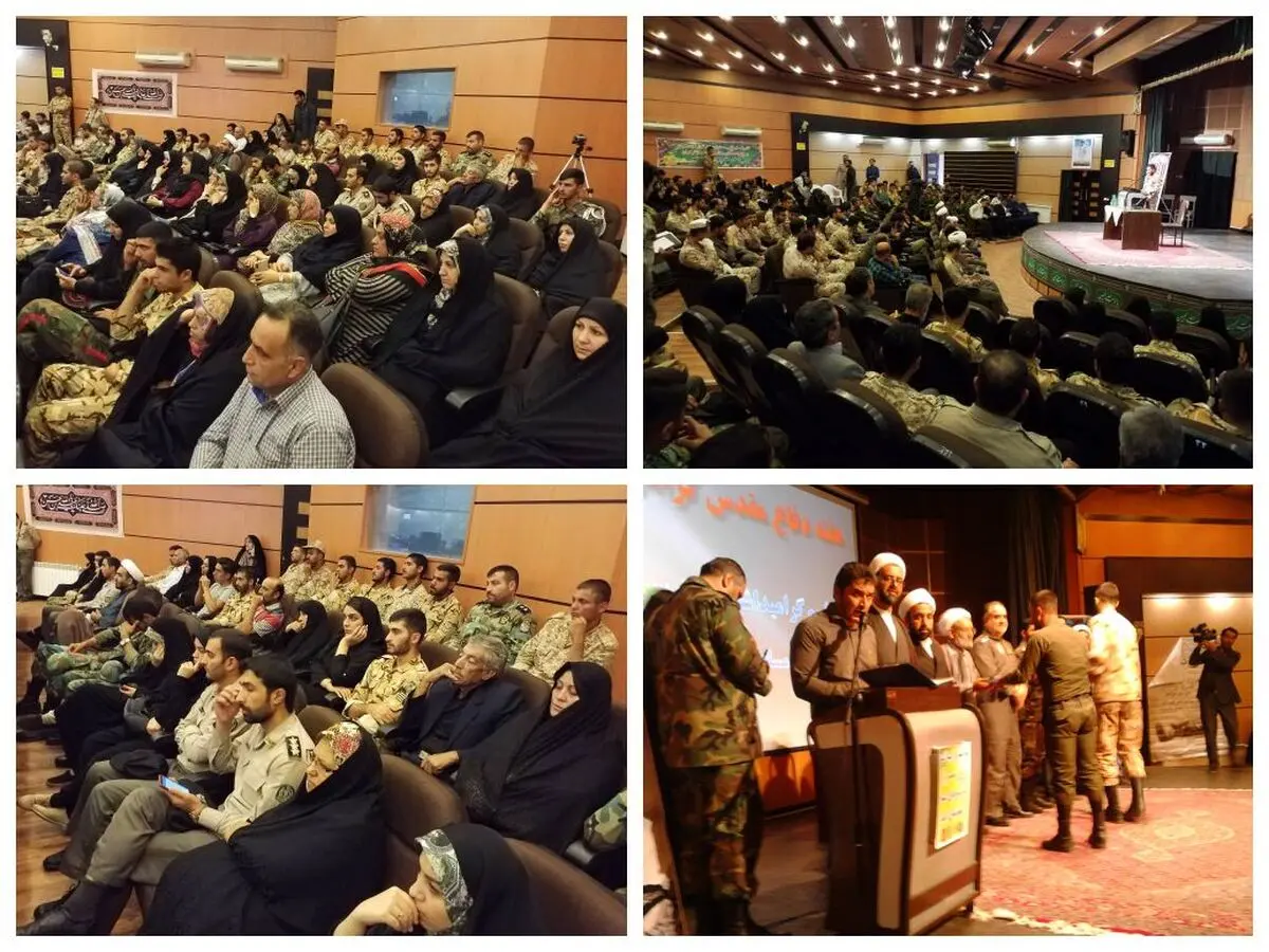 برگزاری مراسم گرامیداشت روز سرباز نیروهای مسلح در آبیک/ سربازان نمونه تجلیل شدند