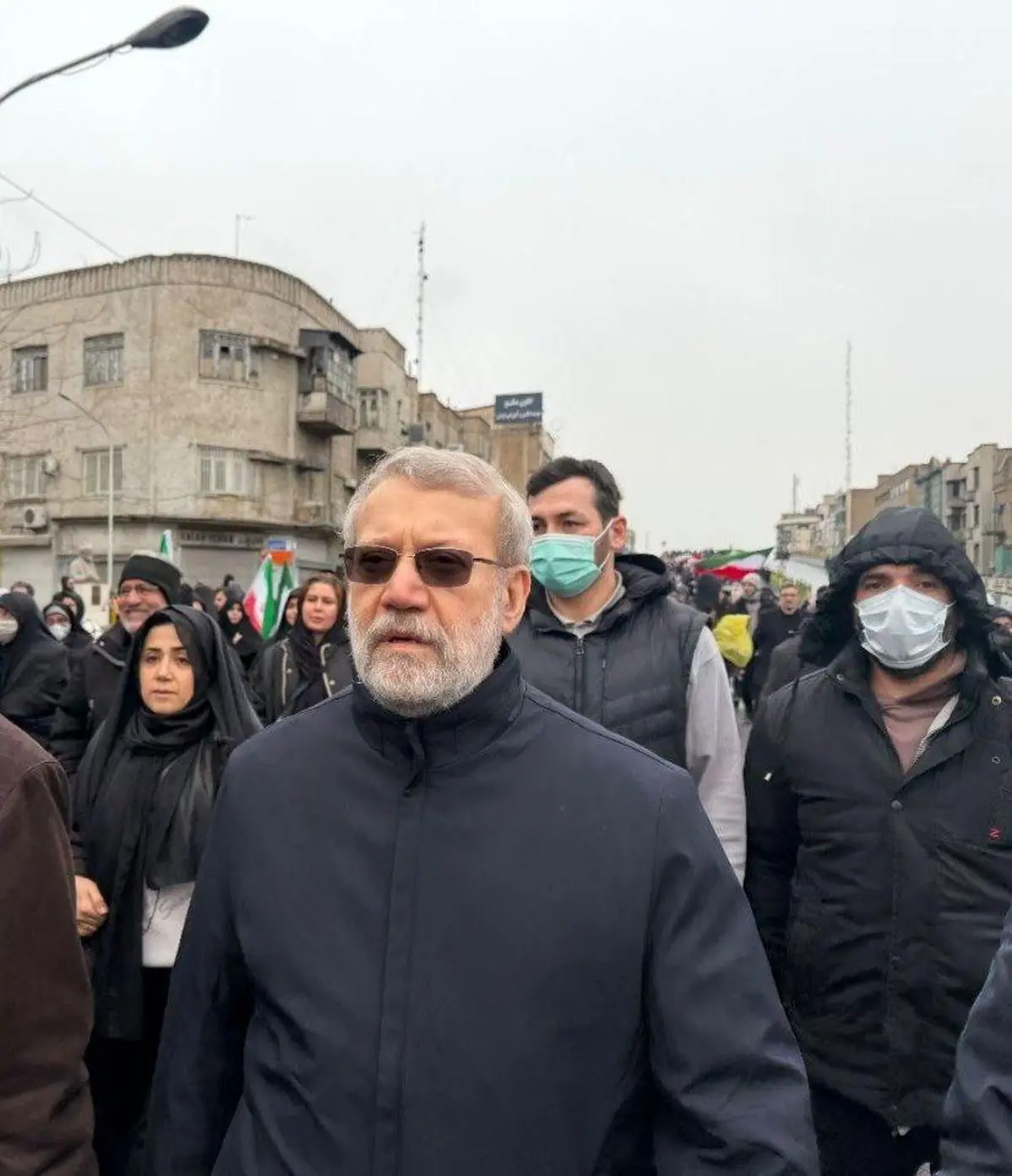 حضور دبیر شورای عالی امنیت ملی در راهپیمایی روز قدس 