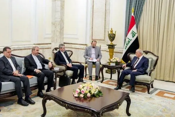 Iraqi president calls for strengthening ties with Iran