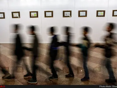 نمایشگاه نقاشی کودکان کار به مناسبت روز هوای پاک/برج میلاد