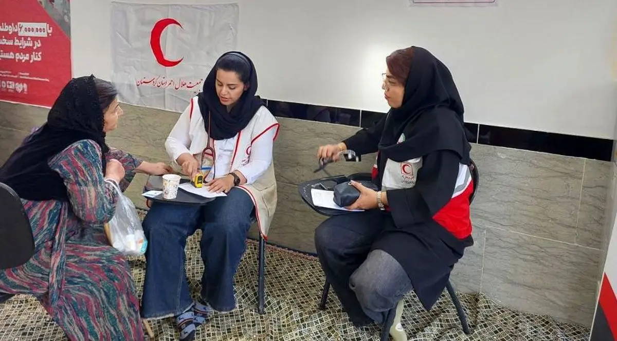 ویزیت رایگان ۲۵۰ نفر در اعزام کاروان سلامت به مناطق دورافتاده مریوان