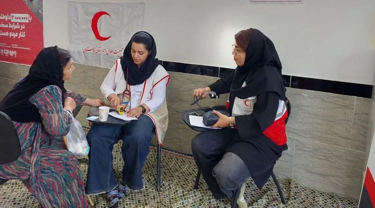 ویزیت رایگان ۲۵۰ نفر در اعزام کاروان سلامت به مناطق دورافتاده مریوان