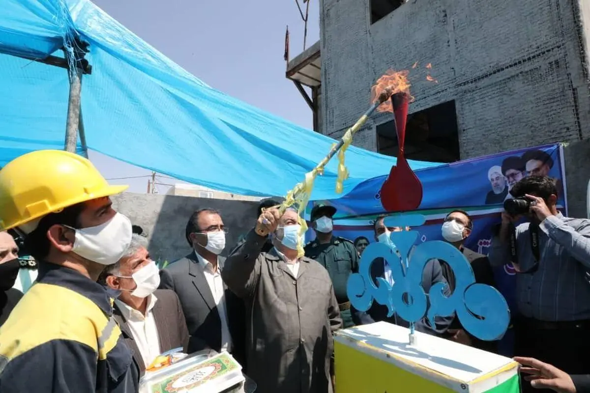 افتتاح طرح گازرسانی روستایی در شهرستان سرپلذهاب