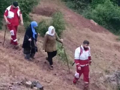 امدادگران هلال احمر گیلان ۲ گمشده غار رشی را پیدا کردند