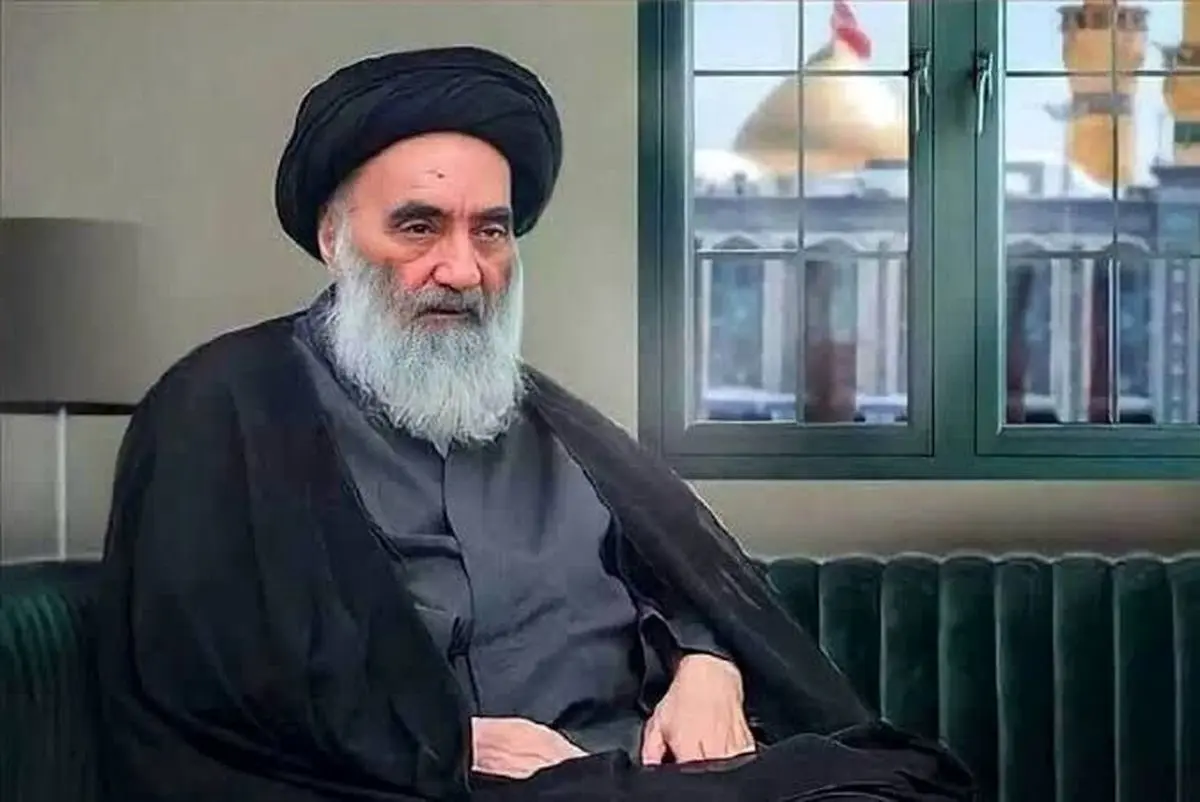 مراسم ترحیم همسر آیت الله سیستانی در مسجد امام حسین(ع) تهران برگزار شد