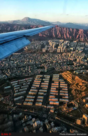  نمای هوایی از شهر تبریز