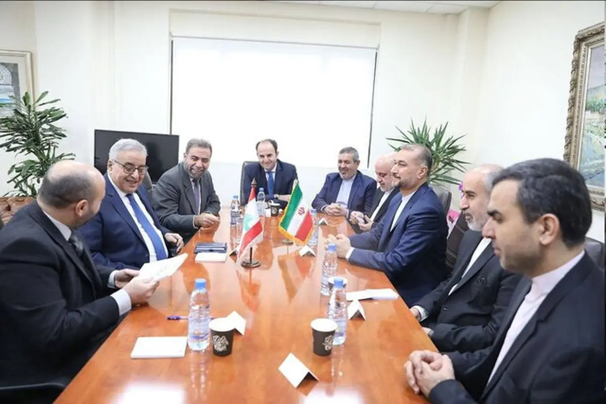 امیرعبداللهیان با وزیر امور خارجه لبنان دیدار کرد