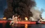حریق در یک کشتی در تنگه هرمز؛ سرنوشت خدمه نامشخص است