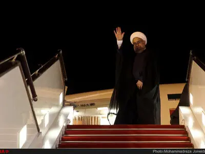 روحانی عازم تهران شد