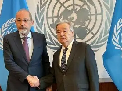 گفت‌وگوی ایمن الصفدی با گوترش در رابطه با تحولات منطقه