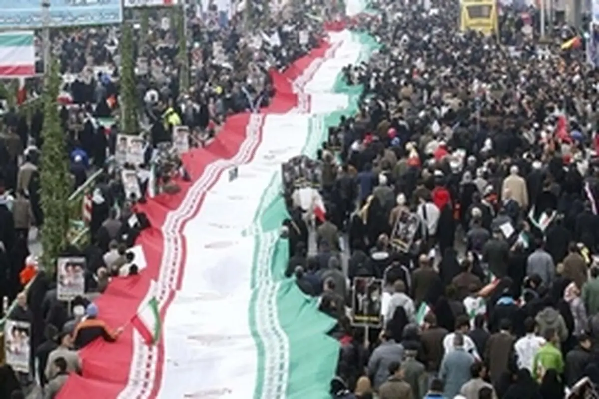 راهپیمایی ۲۲ بهمن در کرمانشاه برگزار شد